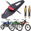 JMTBNO Fanale Posteriore Moto Frecce Moto a Stop LED Luce per Parafango con Indicatori di Direzione con Staffa Universale per Dirt Bike Motocross Trail Enduro Off-road