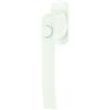 Roto Maniglia Roto Line con pulsante senza logo, bianco traffico, lunghezza perno 37 mm