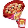 Chupa Chups Flower Bouquet, Lollipop Gusti Frutti Assortiti al Limone, Arancia, Fragola, Mela, Anguria e Ciliegia, Bouquet da 19 lecca lecca Monopezzo, Ottimo come Idea Regalo, Confezione da 1