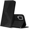 ZONNAVI Cover per Samsung Galaxy A12, Flip Custodia Pelle PU con [Slot Cart] [Supporto Stand] [Magnetica], Cover a Libro Portafoglio per Samsung Galaxy A12 (Nero)