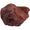 Sera Rock Red Lava L 16 - 23 cm - Pietra lavica Rosso Scuro con Superficie porosa