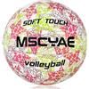 MSCYAE Pallone da pallavolo ufficiale 5, Pallone Beach Volley Soft Touch Volleyball per Bambini Adulti Viola Blu