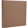 Bluetone Acoustics Wall Panel Pro - Pannelli fonoassorbenti professionali per eliminare rumore ed eco - Pannelli acustici per studio, ufficio, soggiorno (50x50x5cm, Marrone chiaro)