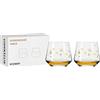 RITZENHOFF 6141015 Bicchiere 400 ml - Serie Celebration Deluxe Set n. 3-2 pezzi con oro vero - Made in Germany