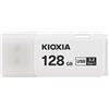 KIOXIA 128GB TransMemory U301 USB 3.2 Flash Drive, White