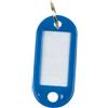 Q-Connect Targhetta portachiavi Q-Connect standard in plastica 5x2,2 cm blu Confezione da 10 pezzi - KF10872