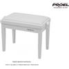 PROEL PB90SSWWH BIANCA SATINATO PANCA IN LEGNO SGABELLO PER PIANOFORTE PIANO