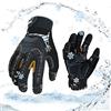 Vgo... 0 °C guanti invernali impermeabili(SL8849FW,L) | Dorato,sintetica,isolamento C40,anti-vibrazione,anti-abrasione,touchscreen,costruzione,esterno,magazzino refrigerato