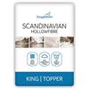 Snuggledown scandinavo coprimaterasso, Microfibra, White, King