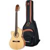 Ortega Guitars Ortega Performer Series (RCE138-T4-L) - Chitarra da Concerto 4/4, manico sottile, corpo sottile Lefty - Naturale + Custodia