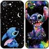 Omyzo [2 pezzi Cover per iPhone 8 iPhone 7 iPhone SE 2022/2020 4,7 Stitch,Custodia per Cartone Animato Morbido Silicone TPU Freddo Divertimento Divertente Bambini Ragazze Donne Protettivo Case