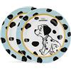 Egan Set 2 piatti in porcellana celeste d. 19 cm La Carica dei 101 Disney, 227005