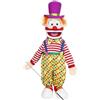 Silly Puppets 63,5 cm pagliaccio con cappello, corpo intero, burattino stile ventriloquo