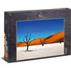 Ulmer Puzzleschmiede - Puzzle alberi del deserto - Impressionante 1000 pezzi puzzle in Namibia - Puzzle africano dai colori intensi - Qualità Made in Germany