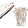 Evemodel 30 pezzi presaldati Micro impermeabile SMD LED 0603 20 cm Diycraft (rosso)