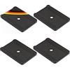 ULROAD 4 pezzi di base adatto per VW T5 T6 T6.1 guide profilate per esempio tavola multiflex o per mobili, multivan accessori interni Multivan Transporter California