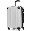 Hauptstadtkoffer Spree - Bagaglio a mano, 55 × 36 × 21 cm, TSA, 4 ruote, 42 litri, valigia da viaggio, valigia rigida, trolley, bagaglio da cabina, espandibile, Bianco