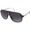 Carrera 1007/S 807/9O | Occhiali da Sole Graduati o Non Graduati | Prova Online | Unisex | Plastica | Rettangolari | Nero | Adrialenti