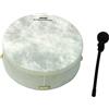 Remo World Percussion - Buffalo Drum 22 x 3,5 - Telaio Acousticon, Pelle Fiberskyn 3, Croce di corda, accordatura fissa, inclusa mazza - E1-0322-00