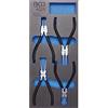 BGS 4025 | Modulo per carrelli portautensili 1/3: serie di pinze per anelli seeger | 4 pz.