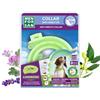 Menforsan Collare Luminescente Anti-Insetti per Cani con 3 Repellenti Naturali Margosa, Geraniol e Lavandin, Lunghezza 57 Cm, Autoregolabile