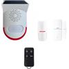 Lifebox LBXEvolutionKITSOLAIRE1 LBXEvolutionKITSOLAIRE1-Kit Allarme Automatico Esterno Solare per Garage, Cantiere, Sconosciuto