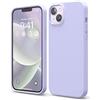 elago Cover Silicone Liquido Custodia Compatibile con iPhone 14 Plus Case (6.7), Silicone Premium, Protezione - Cover Antiurto a 4 Strati, Custodia in Morbida Microfibra Antigraffio (Viola)