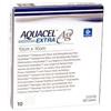 Convatec D013600 Aquacel Ag Extra Hydrofiber Medicazione, 10 x 10 cm, confezione da 10