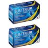 Sustenium Memo Fosforo | Integratore alimentare con Fosfoserina, Glutammina, Vitamina B6 ed Eleuterococco, 10 flaconcini Set da 2 2x10 pz Flaconcini bevibili