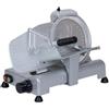 Ristoattrezzature Modello: 1096201101252,Affettatrice per salumi a gravità professionale ergonomica con affilatoio fisso lama cromata Ø 200 mm 0.14 kW
