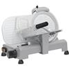 Ristoattrezzature Modello: 1096201201752,Affettatrice per salumi a gravità ergonomica con affilatoio fisso lama cromata Ø 220 mm 0.14 kW