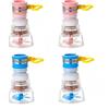HLIWS 4 pcs Rubinetto A Prova Di Schizzi,Rubinetto Rotante a 360,dispositivo per il risparmio dell'acqua del rubinett,Adatto Per Cucina, Bagno(rosa,blu)