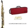 ALYSEE S-818L SASSOFONO SAX SOPRANO DRITTO Fa# LACCATO con ASTUCCIO E ACCESSORI