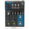 TOPP PRO Tp Mxi3bt Mixer 3 canali con funzione USB e Bluetooth MINI MIXER