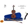 Stentor Violino STENTOR Student I VL1100 4/4 PREPARATO KIT CUSTODIA ARCO PECE SPALLIERA