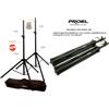 PROEL FRE300KIT 2 SUPPORTI ASTE CASSE c BORSA COPPIA STAND STATIVO AIR Cushioned