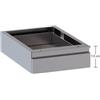 Ristosubito Cassetto in acciaio inox per inserimento tavolo profondità 60 cm Modello DSC1405813