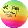 CUCUBA Pallone Da Beach/Acqua Volley in Gomma da Allenamento o Partita Taglia 5 (arcobaleno)