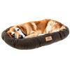 Ferplast Cuscino Cane e Gatto RELAX MICROFLEECE, Cuccia in Caldo e Soffice Micropile per Taglia Grande, Lettino per Cani Lavabile, 100 x 63 x 12 cm. Marrone