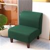 JORTUIO Copripoltrona Senza Braccioli, Elasticizzato 1 Posto Universale Senza Braccioli Copridivano,Moderna Antiscivolo Accent Chair Cover Protettiva Lavabile, con Fondo Elastico