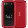 Nokia Cellulare 2.8 Nokia 2660 48MB/128MB 4G Dual sim 320x240px Rosso [1GF011OPB1A03]