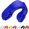 SAFEJAWZ Vestibilità Slim Paradenti Sportivo Adulti e Bambini Contatto Completo per Tutti Gli Sport, tra Cui Rugby, MMA, Hockey, Judo Arti Marziali e Boxe (Adulto (12+ Anni), blu)