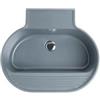 COLAVENE Tino Colavene lavabo/lavello grigio opaco per bagno lavanderia o esterno sospeso o appoggio 60x50x30h cm