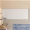 DEGHI Piatto doccia 170x70 cm ultraslim riducibile bianco effetto pietra - Rok