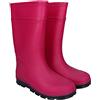 FUZZIO Stivali da pioggia in gomma per bambini, ragazzi, ragazze, senza ftalati, Colore: rosa., 30 EU
