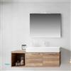 Trevi mobile bagno sospeso 130x190x46 laccato lucido bianco