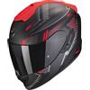 Scorpion EXO 1400 Evo Air Shell nero opaco rosso