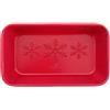 Decora Stampo Plumcake in metallo antiaderente rosso Natale 24 x 14 x h 6,5 cm