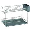 Sauvic Scolapiatti acciaio inossidabile, piccolo 38,5x25x28 cm