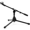 TIGER MCA49-BK Supporto corto per microfono a braccio da tavolo e da pavimento - Bass drum, cab per chitarra Mic Stand